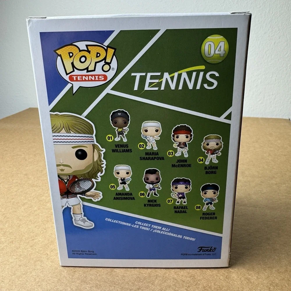 Funko Pop! Tennis Bjorn Borg Vinyl Toy Figure #04